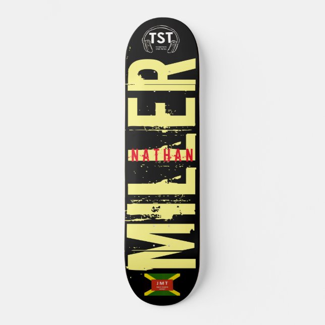 NATHAN MILLER JMT USA Skateboard (Framsida)