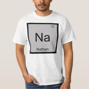 Nathan Namn Kemi Element Periodiska Systemet Tee