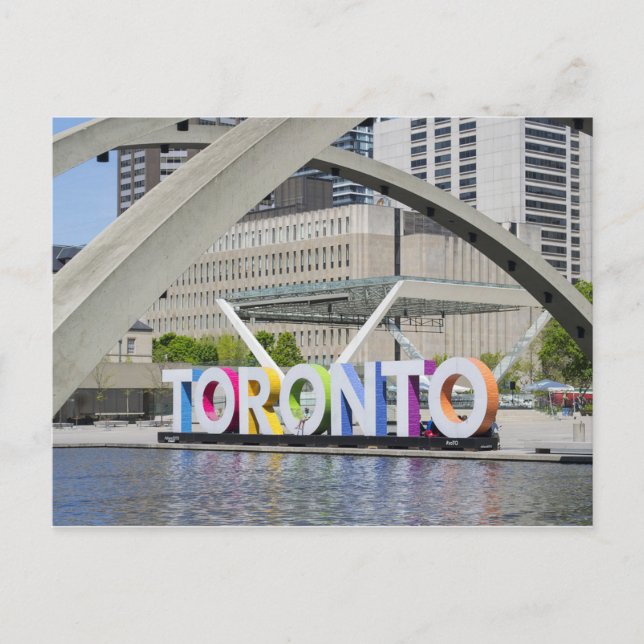 Nathan Phillips Square Toronto Ontario Kanada Vykort (Framsida)