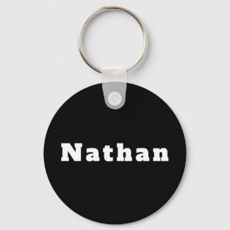 Nathan schwarz weiß nyckelring