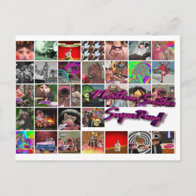 Nathan Smiths SuperPostcard! Vykort (Framsida)