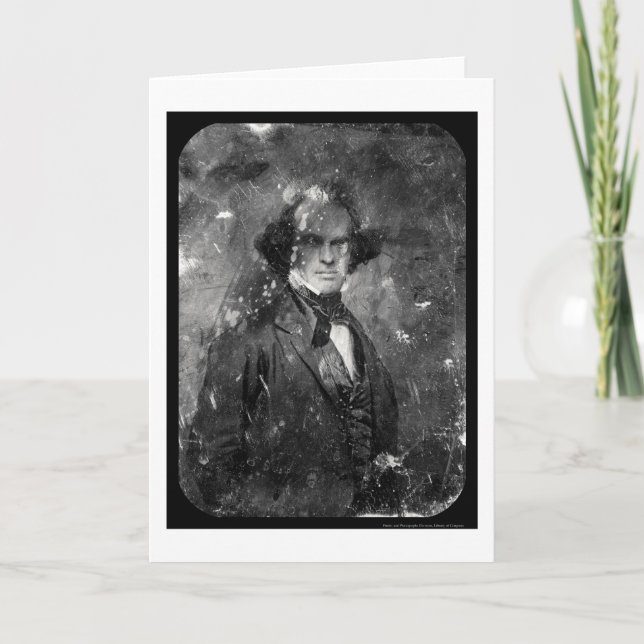 Nathanial Hawthorne Daguerreotype 1850 Kort (Framsida)