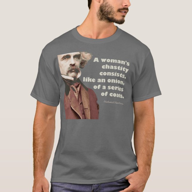 Nathaniel Hawthorne kyskhetskjorta Tee Shirt (Framsida)