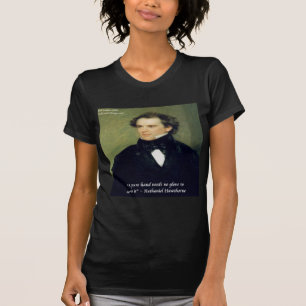 Nathaniel Hawthorne "Rena händer" visdomsord T-shirt