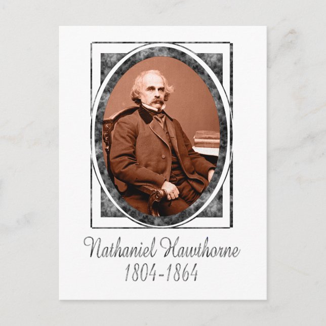Nathaniel Hawthorne Vykort (Framsida)