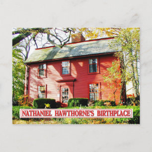 Nathaniel Hawthornes födelseort, Salem, MORSOR Vykort