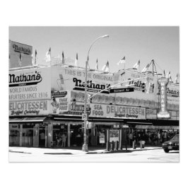 Nathan's Berömd Hett Hundar Photographic Print Fototryck