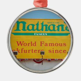 Nathans berömda prydnad julgransprydnad metall