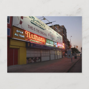 Nathans Coney Island Vykort