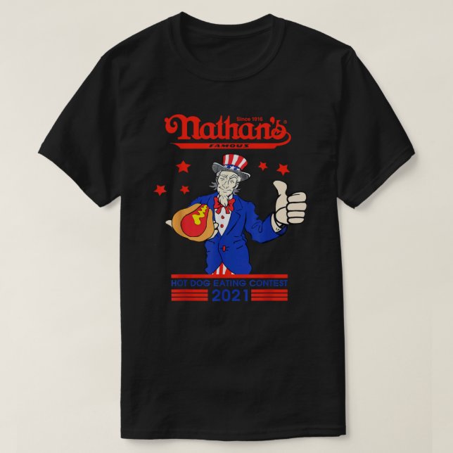 Nathans-Hett-Hund-Eating-Tävling-2021-Joey-Chestnu T Shirt (Design framsida)