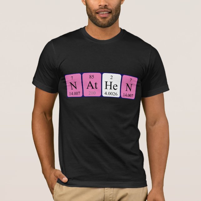 Nathen Periodiska skjortan bord namn Tee Shirt (Framsida)