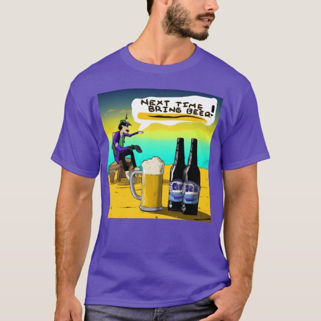 Nätid ta med ölvintage t shirt (Framsida)