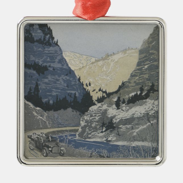 Nation lekplats julgransprydnad metall (Framsidan)