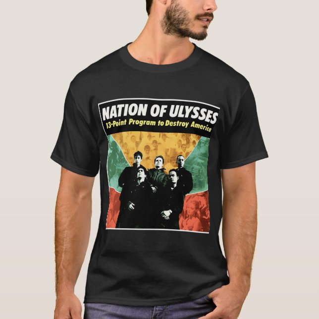Nation Of Ulysses T Shirt (Framsida)