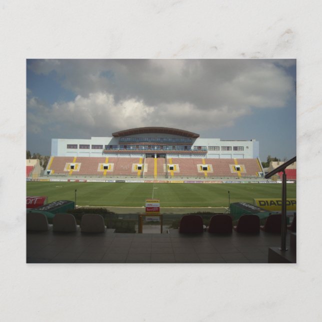 Nationa Stadium - Ta' Qali Vykort (Framsida)