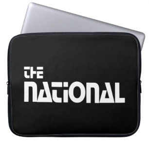 National - 1980 promo Graphics - White Laptop Fodral