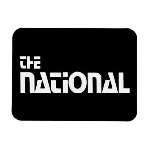 National - 1980 promo Graphics - White Magnet