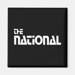 National - 1980 promo Graphics - White Magnet