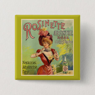 National Absinthe Day, vintage affisch Knapp