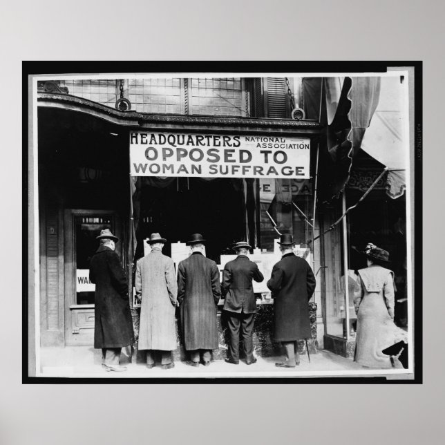 National Anti-Suffrage Association Poster (Framsidan)