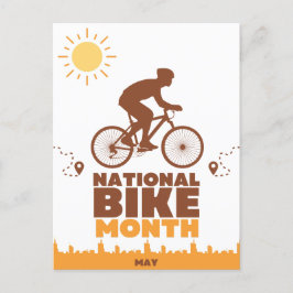 National Bike Month Vykort