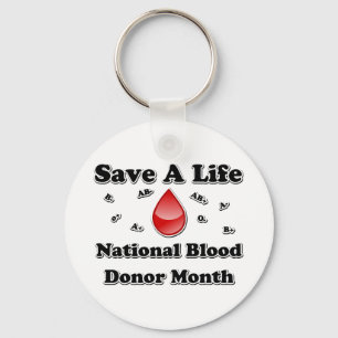 National Blood Donor Month - Spara A Life Nyckelring
