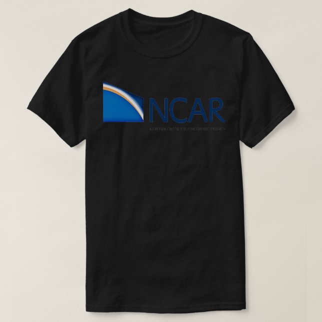 National Centre for Atmospheric Research Logotyp T Shirt (Design framsida)