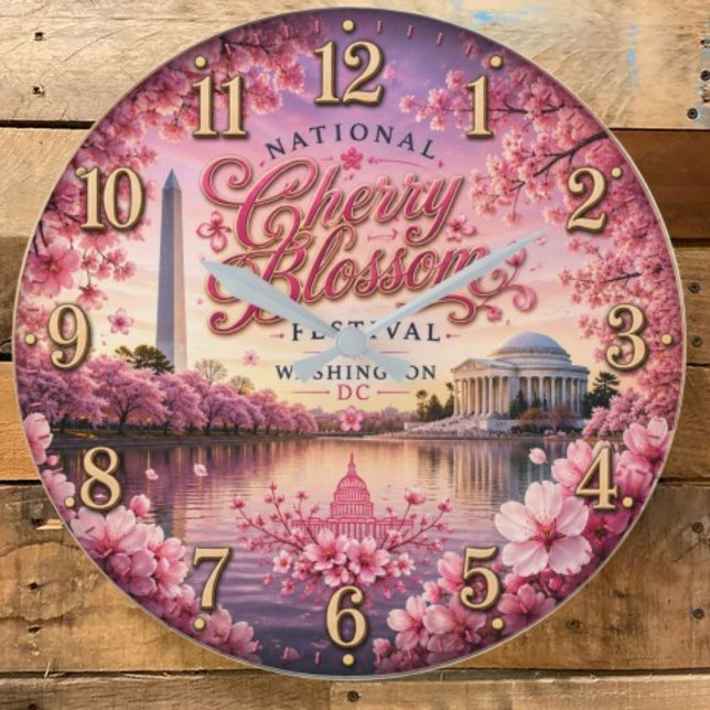 National Cherry Blossom Festival Washington DC Stor Klocka (Skapare uppladdad)