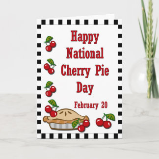 National Cherry Pie Day 20 februari Kort