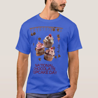 National Chocolat Cupcake classique T Shirt