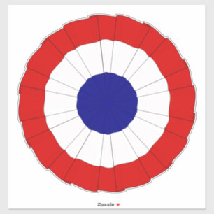 National Cockade of Frankrike Klistermärken