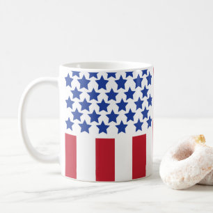 National Coffee of American Peace Flagga American Kaffemugg