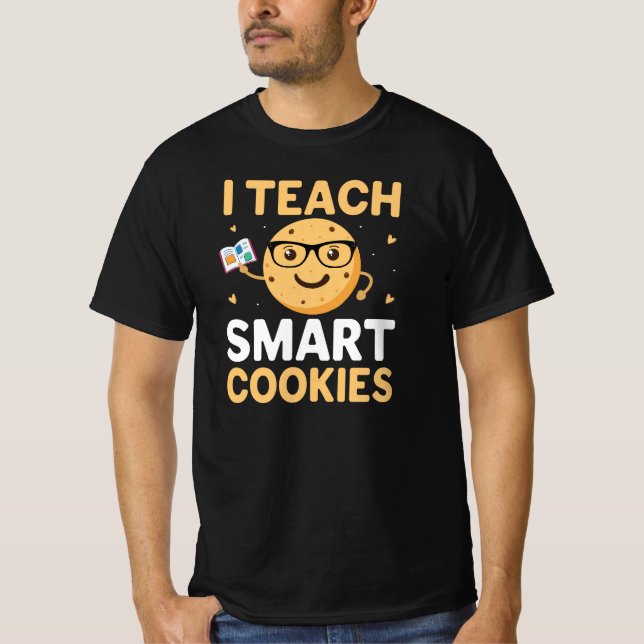 National Cookie Day, jag undervisar smarta kakor T Shirt (Framsida)