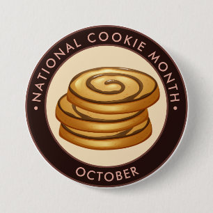 National Cookie Month, vaniljchokladvirveln Knapp