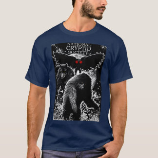 National Cryptid Society Bigfoot Dogman and Mothma T Shirt