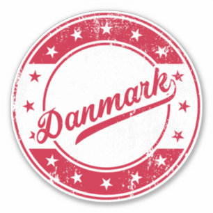 National - Danmark Danmark Sticker Klistermärken