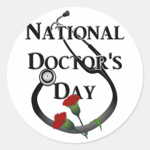 National Doktor Europadagen Runt Klistermärke