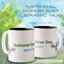National Donor Day Keramisk Mugg