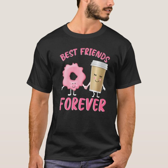 National Donut Day  Best Friends Forever T Shirt (Framsida)