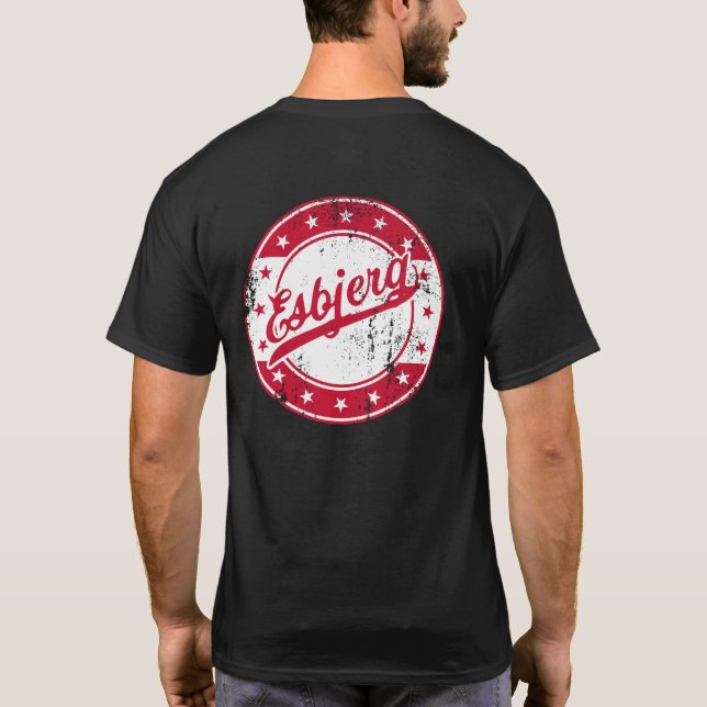 National - Esbjerg Danmark T-Shirt (Baksida)
