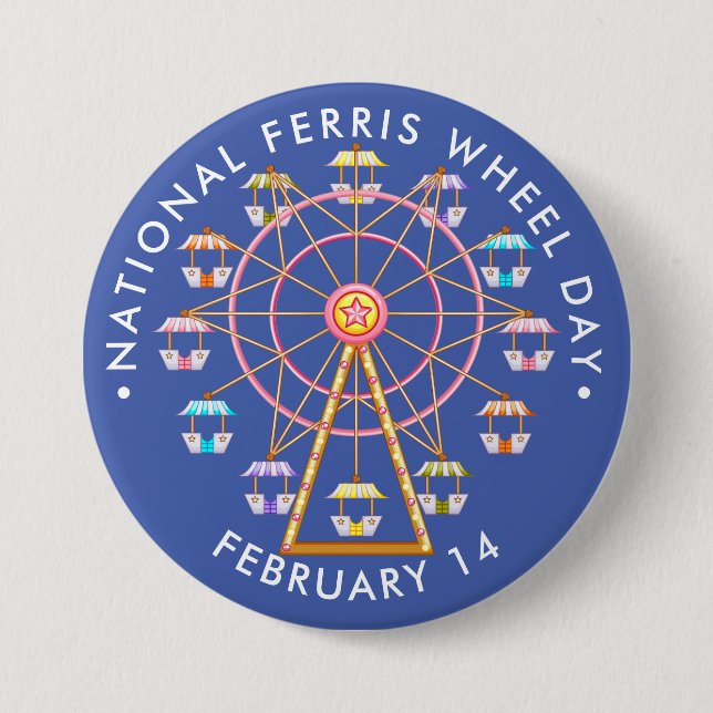 National Ferris Wheel Day Knapp (Framsida)