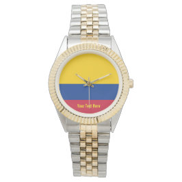 National flag of Colombia Armbandsur