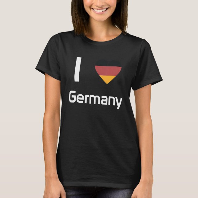 National Flag of Germany souvenir  for men women 3 T Shirt (Framsida)