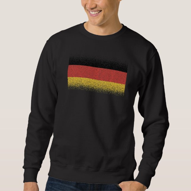 National Flag of Germany souvenir  for men women   Lång Ärmad Tröja (Framsida)