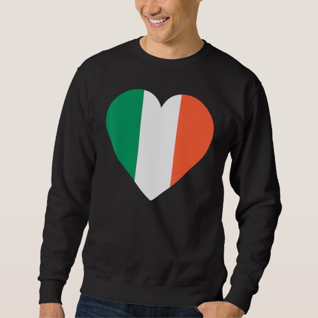 National Flag of Ireland souvenir  for men women 2 Lång Ärmad Tröja (Framsida)