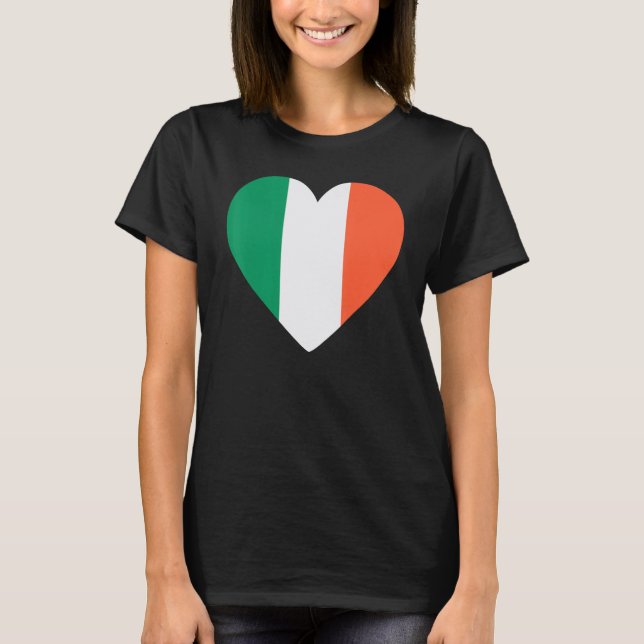National Flag of Ireland souvenir  for men women 2 T Shirt (Framsida)