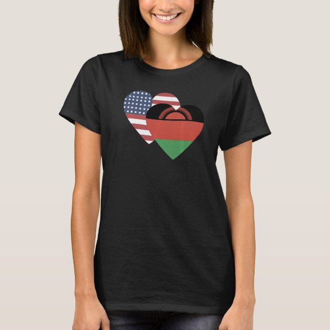 National Flag of Malawi souvenir  for men women  1 T Shirt (Framsida)