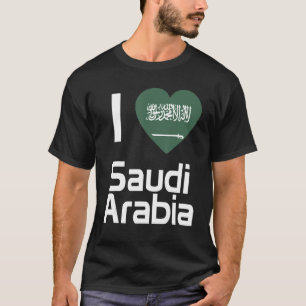National Flag of Saudi Arabia souvenir for men w T Shirt
