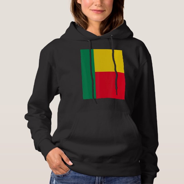 National Flagga Benin T Shirt (Framsida)