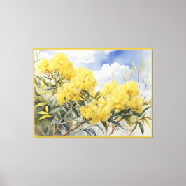 National Flower Australien Golden Wattle | Canvastryck